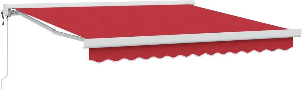 Ištraukiama markizė Raudona 300 x 250 cm Audinys ir metalas