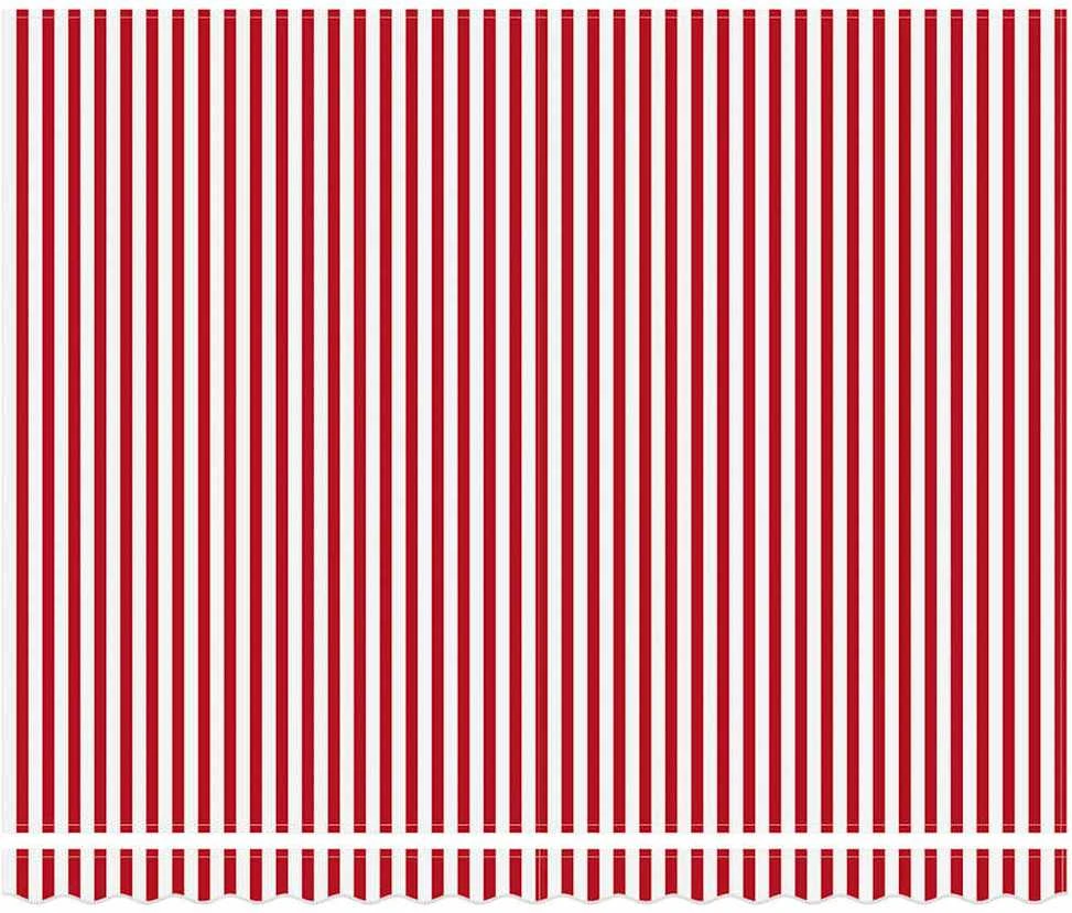 Ištraukiama markizė Raudona ir balta 400 × 350 cm
