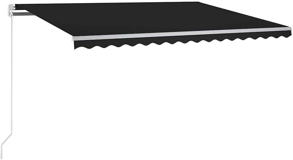 Automatinė markizė su LED/vėjo jutikliu, antracito, 300x250cm