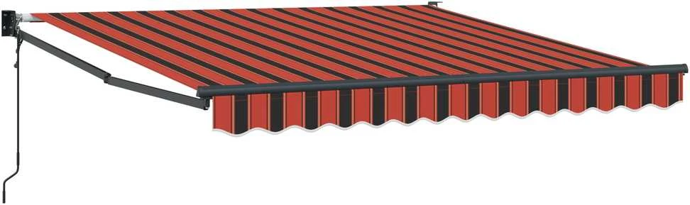 Ištraukiama markizė Raudona ir Juoda 350 x 250 x 165 cm