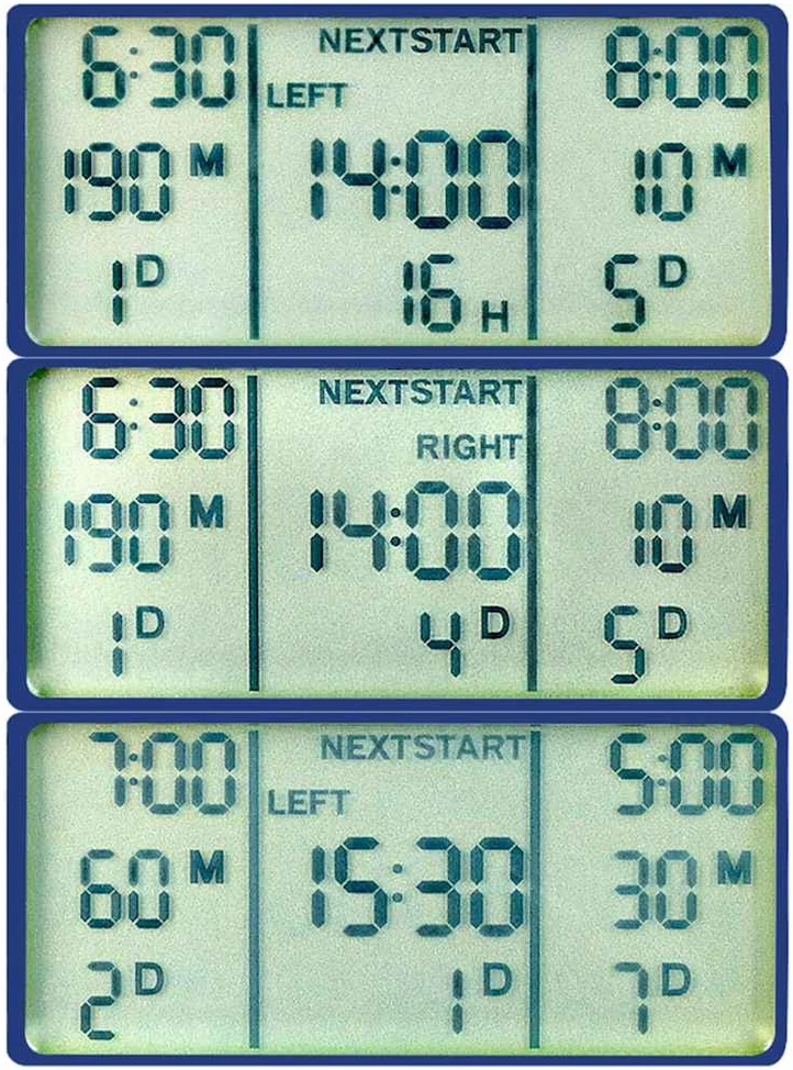 Automatinis skaitmeninis laistymo laikmatis su dvigubu išėjimu