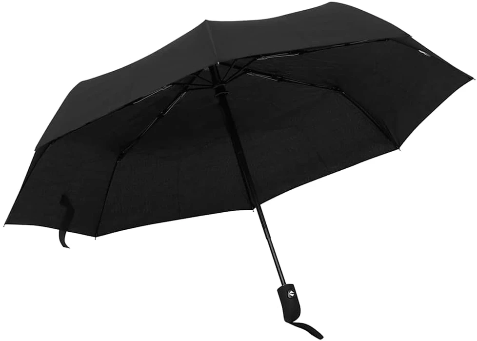 Automatinis sulankstomas skėtis, juodos spalvos, 95cm