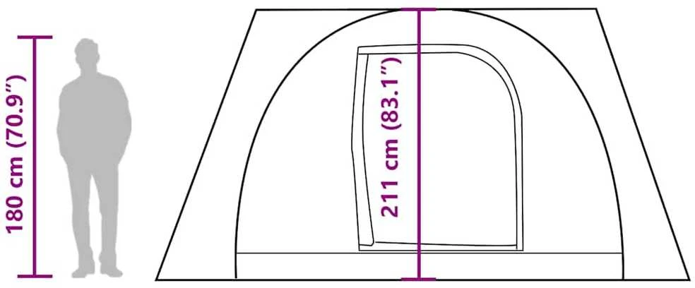Automobilinė palapinė, mėlyna, dvivietė, atspari vandeniui