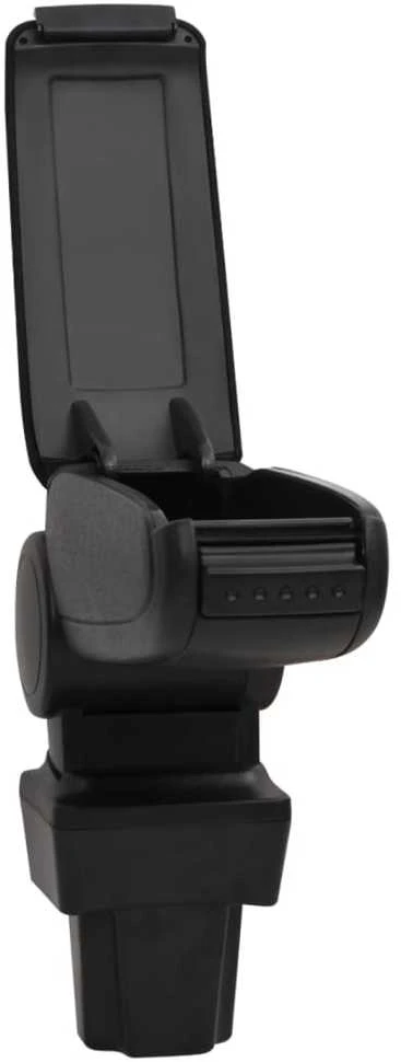 Automobilio porankis, juodos spalvos, 11,5x32x(30–50)cm, ABS