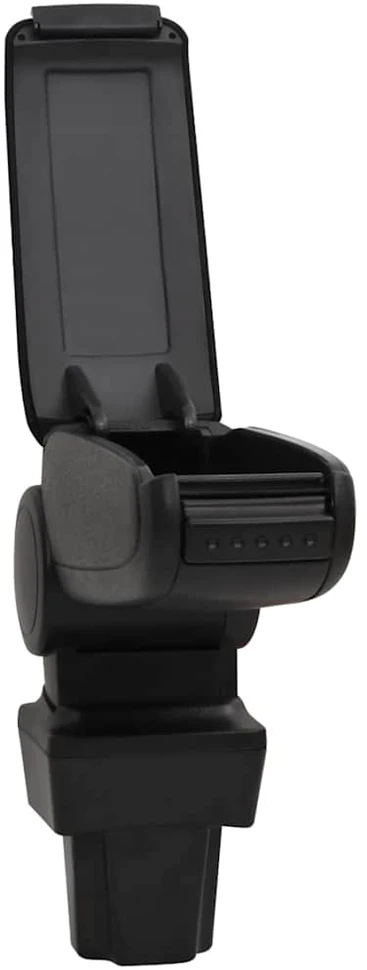 Automobilio porankis, juodos spalvos, 11,5x32x(30–50)cm, ABS