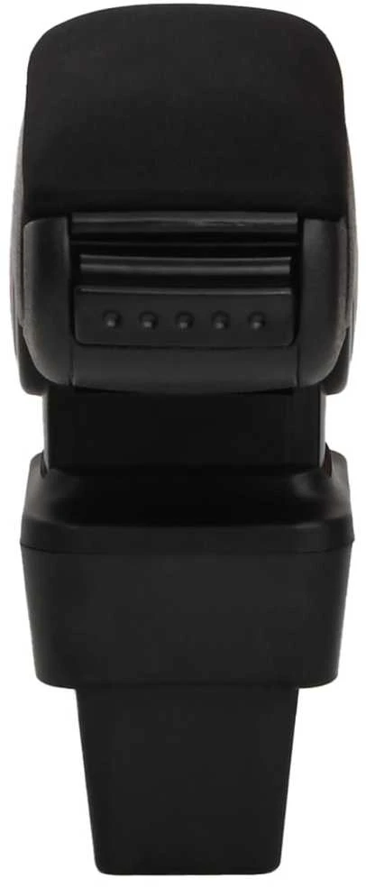 Automobilio porankis, juodos spalvos, 13x34x(33–46)cm, ABS