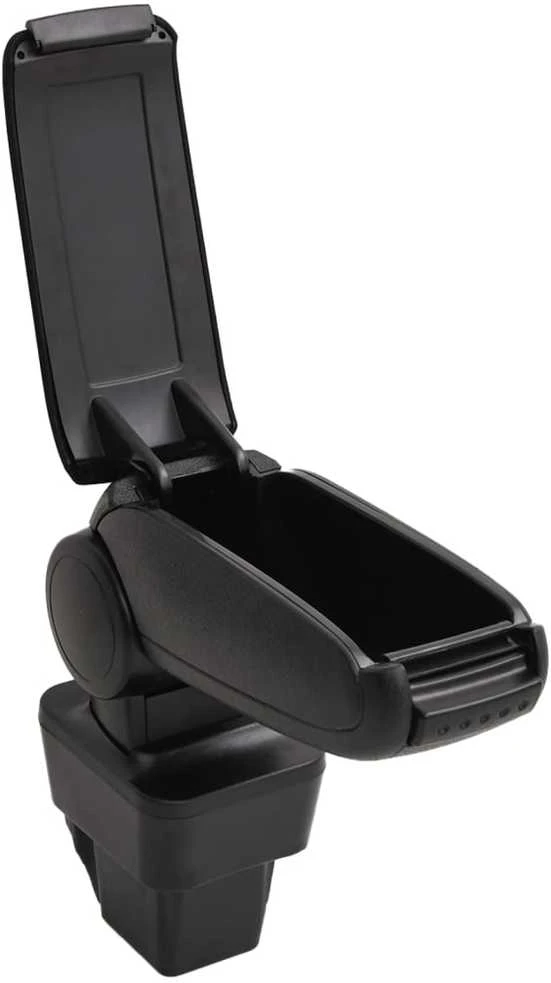Automobilio porankis, juodos spalvos, 13x34x(33–46)cm, ABS