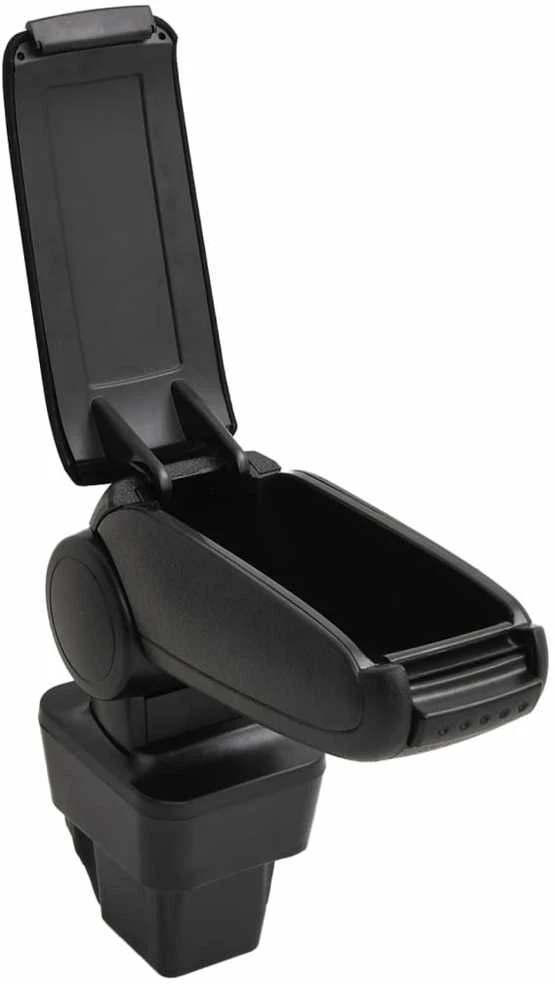 Automobilio porankis, juodos spalvos, 13x34x(33–46)cm, ABS