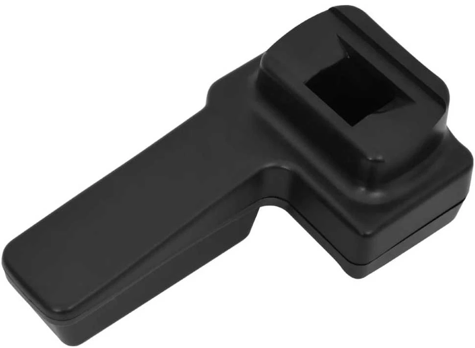 Automobilio porankis, juodos spalvos, 14,5x32x(27–46)cm, ABS