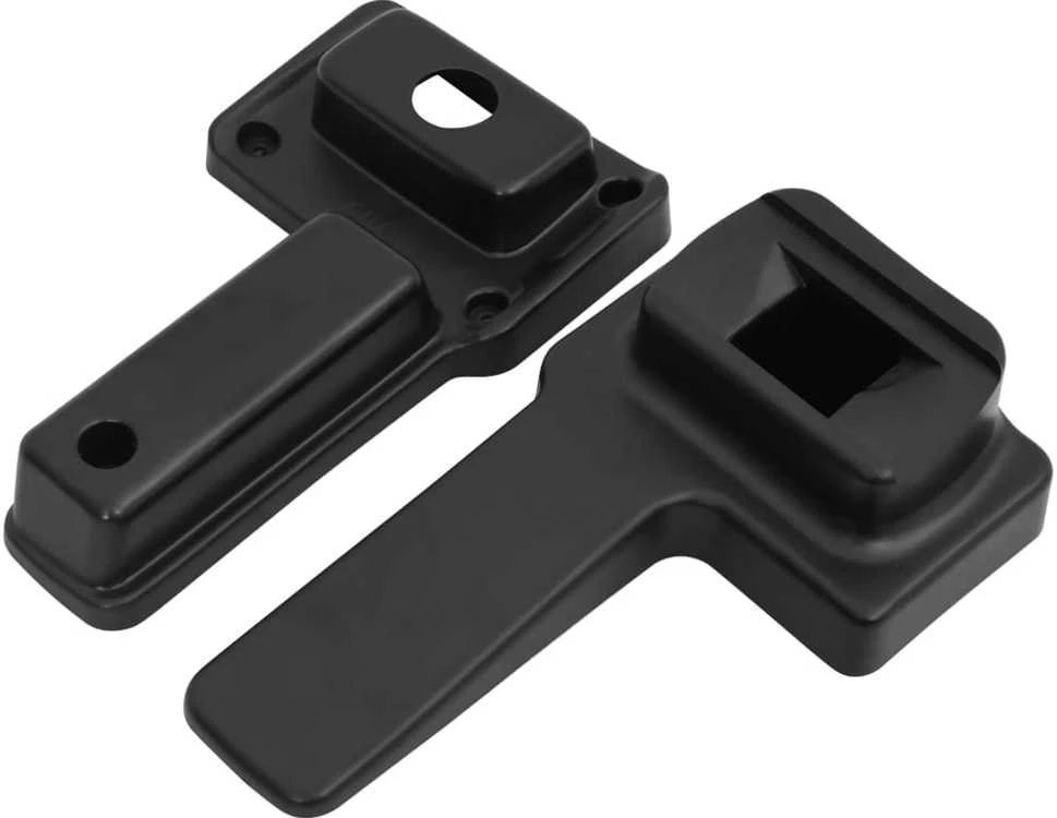 Automobilio porankis, juodos spalvos, 14,5x32x(27–46)cm, ABS