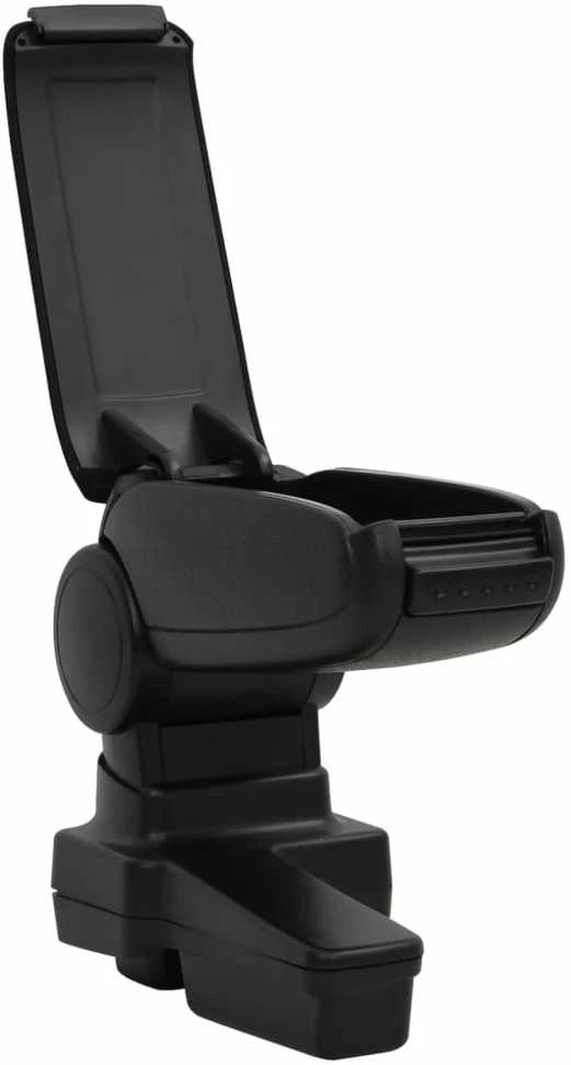 Automobilio porankis, juodos spalvos, 14,5x32x(27–46)cm, ABS