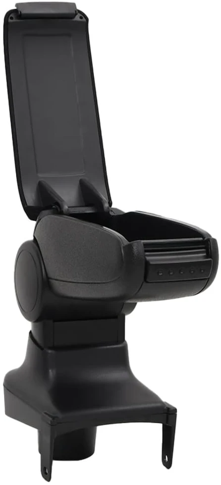 Automobilio porankis, juodos spalvos, 15x35x(30–47)cm, ABS