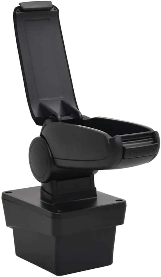 Automobilio porankis, juodos spalvos, 17x40x(31–49)cm, ABS