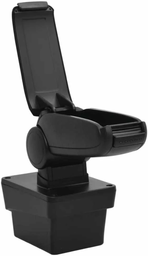 Automobilio porankis, juodos spalvos, 17x40x(31–49)cm, ABS