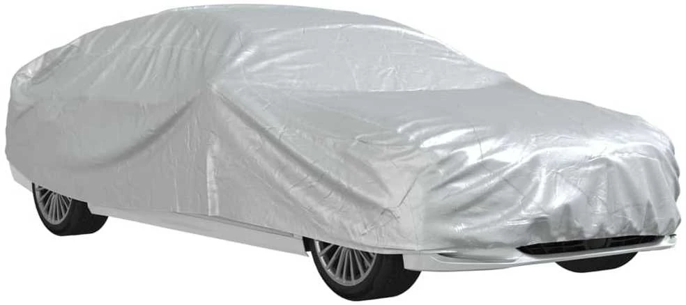 Automobilio uždangalas sedanams, sidabrinis, L dydžio, PEVA