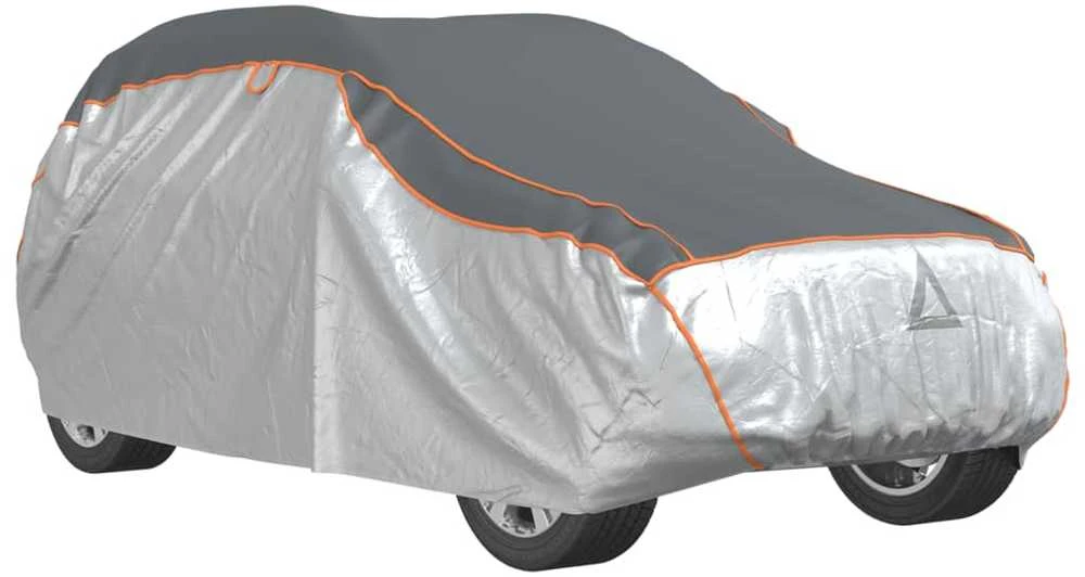 Automobilio uždangalas visureigiams, pilkas ir sidabrinis, XL