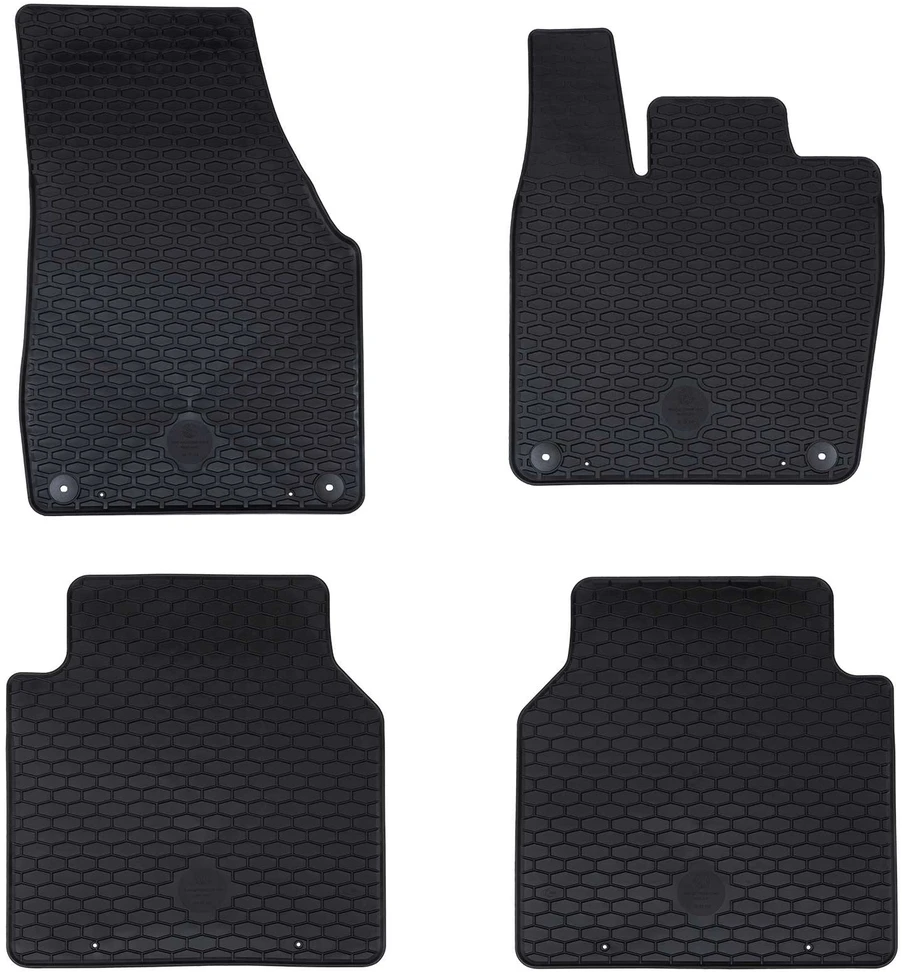 Automobilių kilimėlis 4 vnt. tinkamas VW ID.7 2023- Guma
