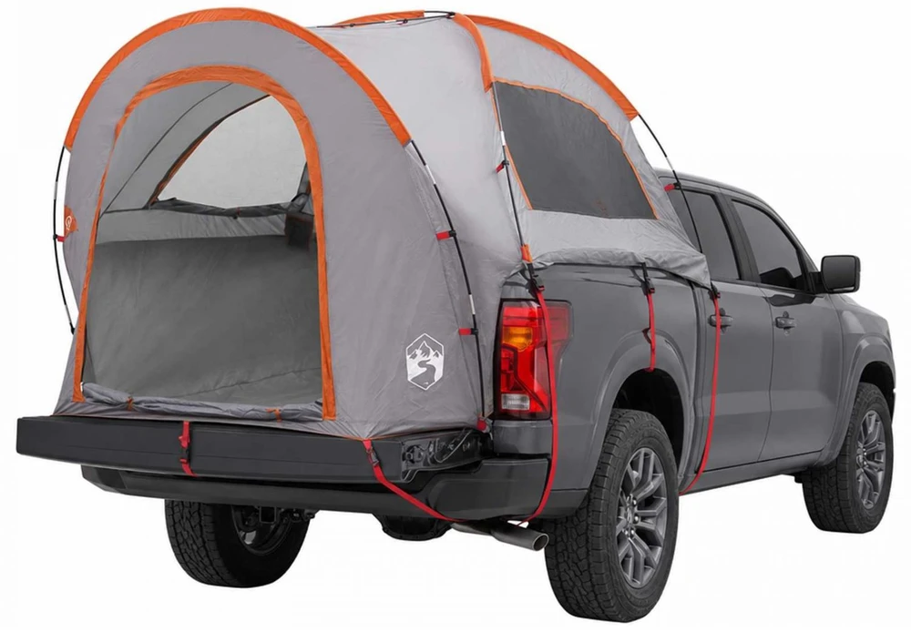 Automobilių palapinė 200 x 170 x 170 cm Pilka ir oranžinė