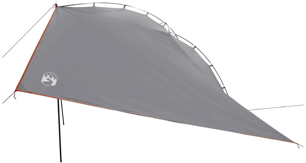Automobilių palapinė Pilka ir oranžinė 350 x 250 cm