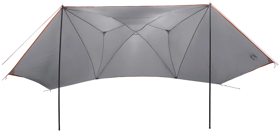 Automobilių palapinė Pilka ir oranžinė 350 x 250 cm