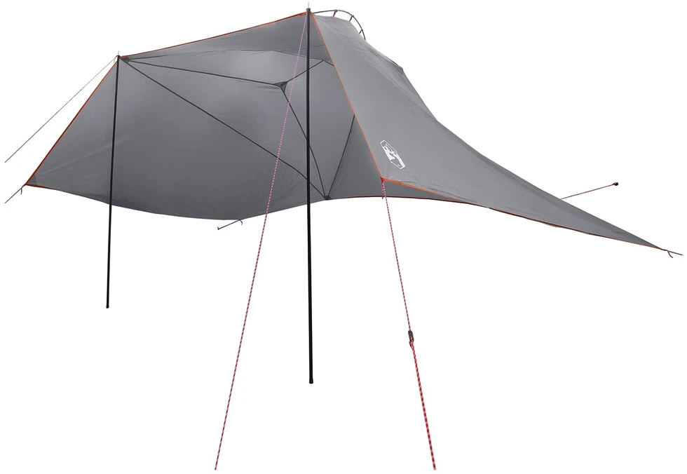 Automobilių palapinė Pilka ir oranžinė 350 x 250 cm