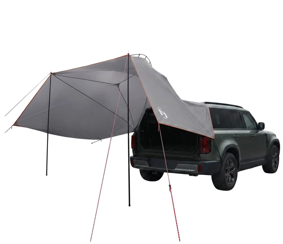 Automobilių palapinė 350 x 250 cm Pilka ir oranžinė