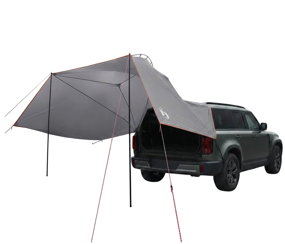 Automobilių palapinė Pilka ir oranžinė 350 x 250 cm
