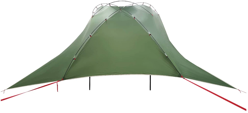 Automobilių palapinė Žalia 350 x 250 cm Poliesteris ir plienas