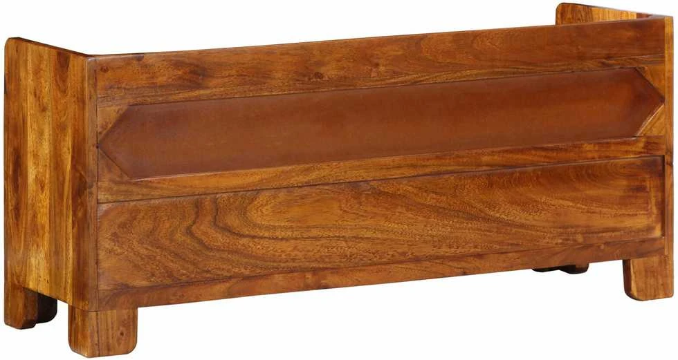 Batų suolelis Medus ruda 100 x 35 x 45 cm Alyvuogių masyvas