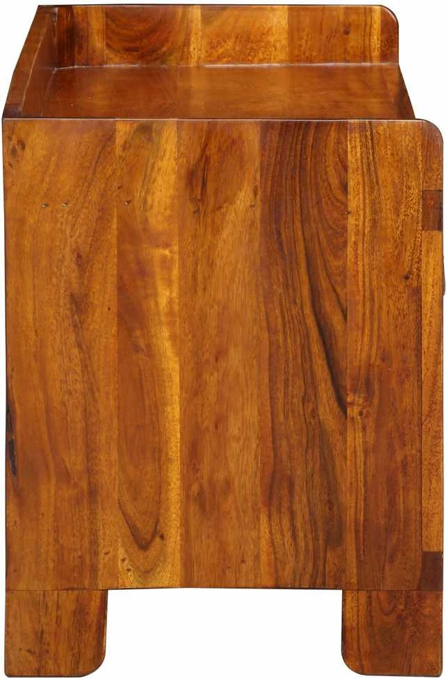 Batų suolelis Medus ruda 100 x 35 x 45 cm Alyvuogių masyvas