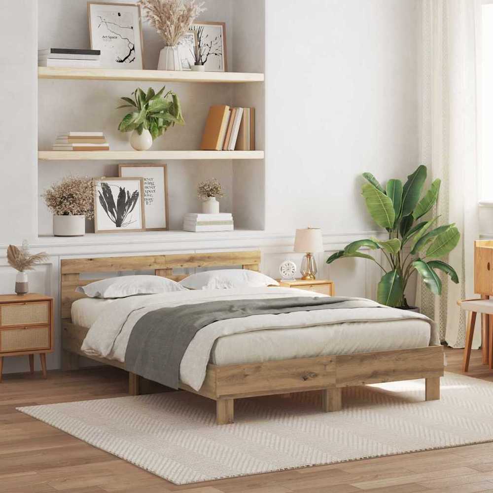 Lovos rėmas Amatininkų ąžuolas 140 x 190 cm Apdirbta mediena
