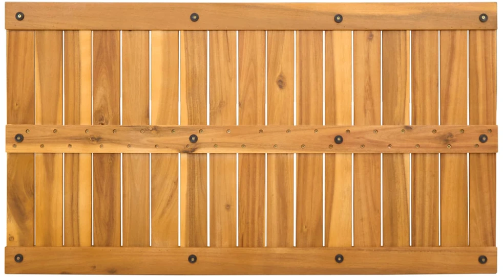 Badematte Natūrali 100 x 55 cm Kietos akacijos mediena