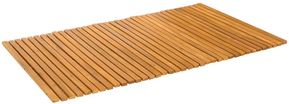 Badematte Natūrali 100 x 60 cm Kietos akacijos mediena