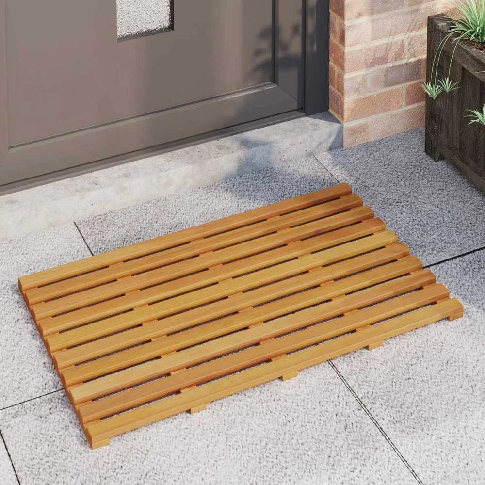 Badematte Ruda 80 x 48 x 2,5 cm Kietos akacijos mediena
