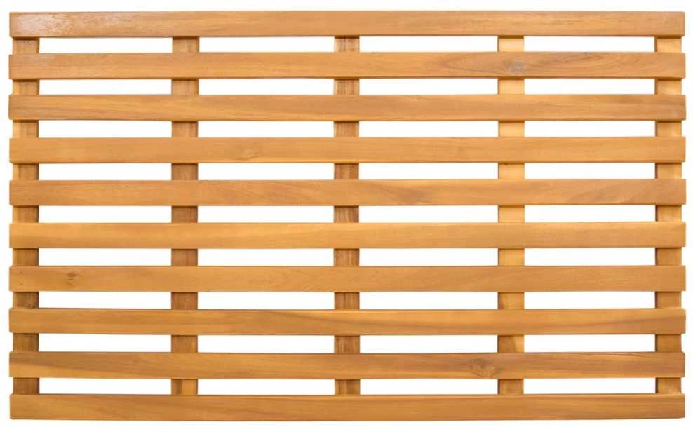 Badematte Ruda 80 x 48 x 2,5 cm Kietos akacijos mediena