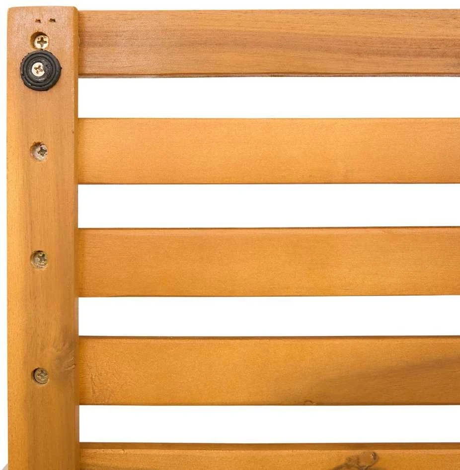 Badematte Ruda 80 x 48 x 2,5 cm Kietos akacijos mediena