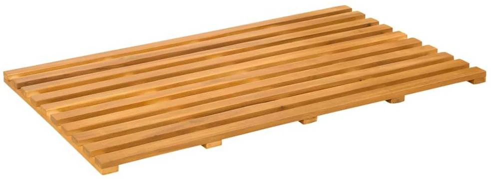 Badematte Ruda 80 x 48 x 2,5 cm Kietos akacijos mediena