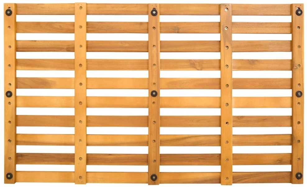 Badematte Ruda 80 x 48 x 2,5 cm Kietos akacijos mediena