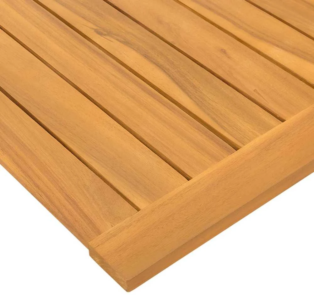 Badematte Ruda 100 x 55 cm Kietos akacijos mediena