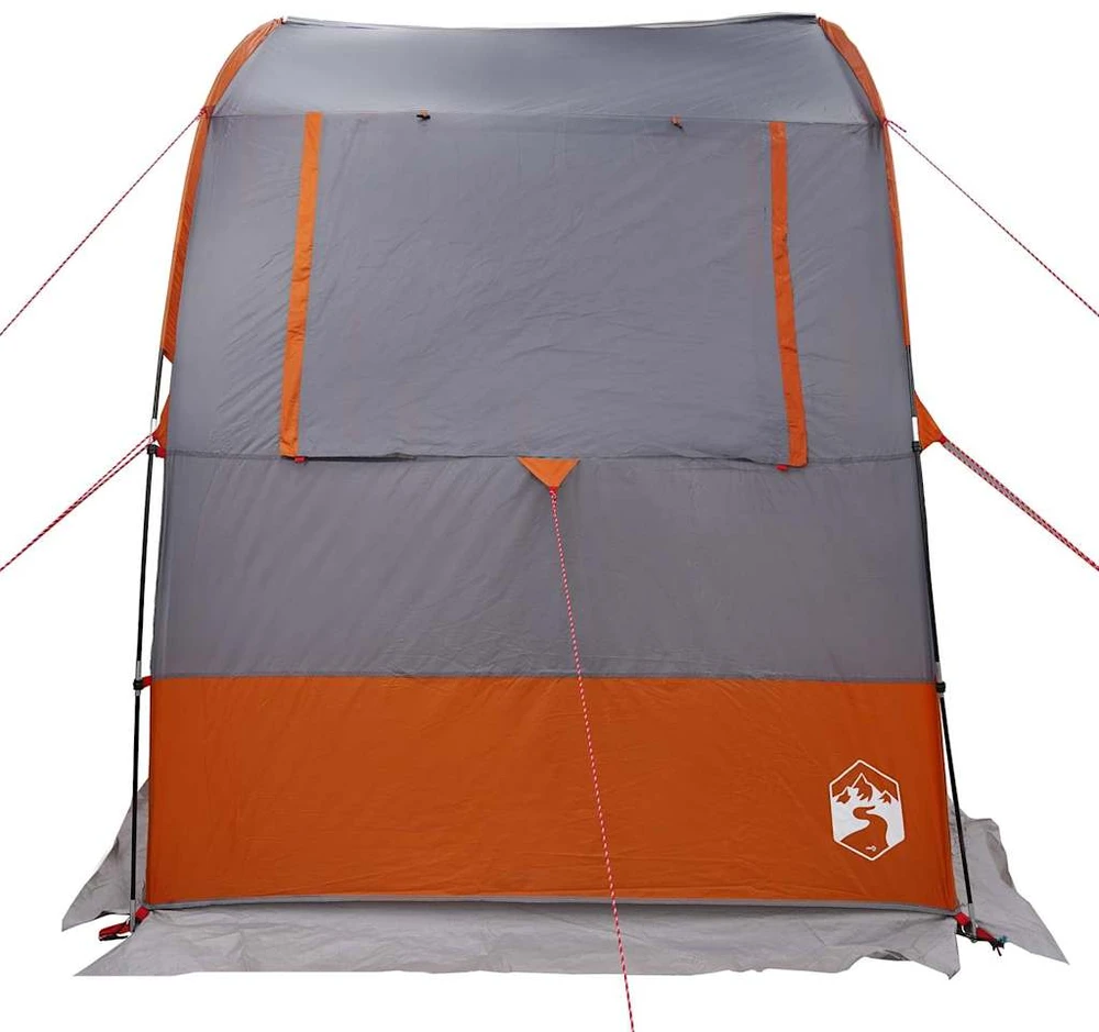 Bagažinės palapinė Pilka ir oranžinė 194 x 180 x 210 cm tafta
