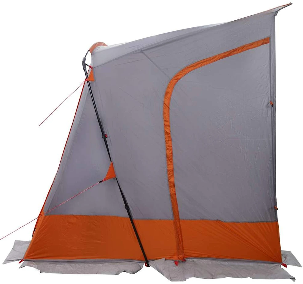 Bagažinės palapinė Pilka ir oranžinė 285 x 255 x 245 cm tafta