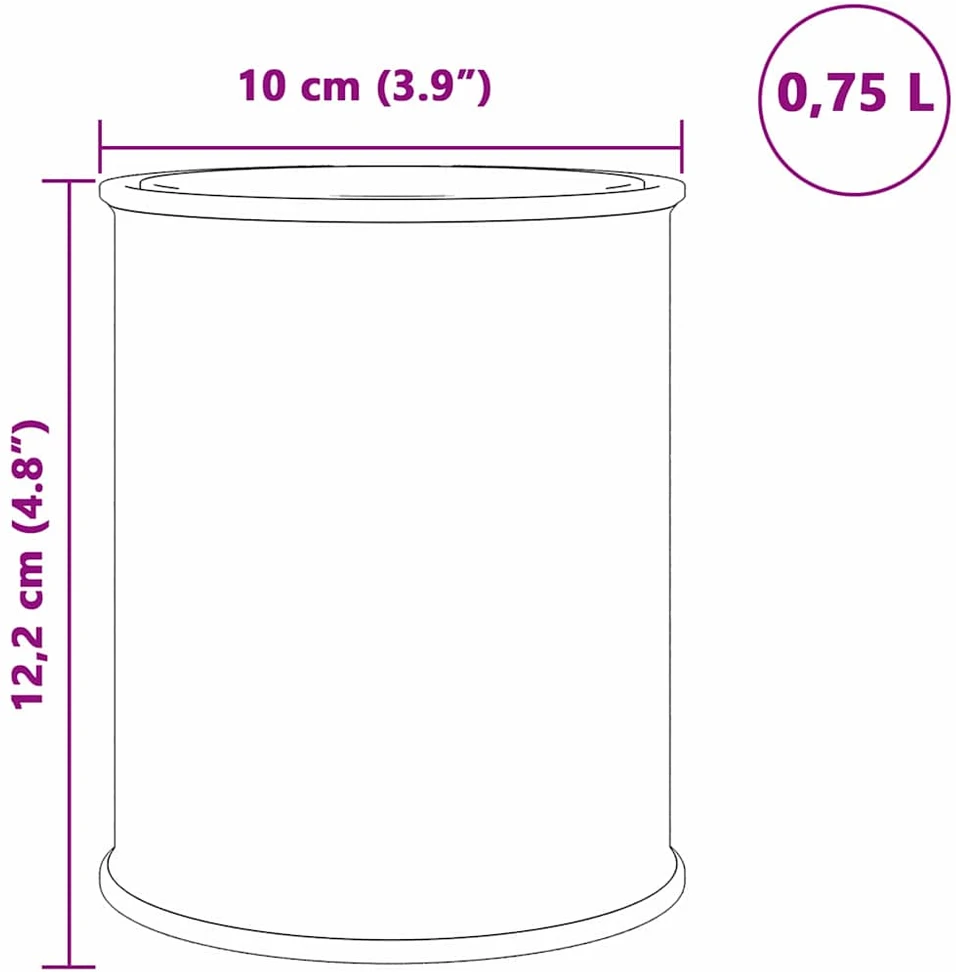 Baldų dažai Balta 0,75 L Sienos spausdinimas