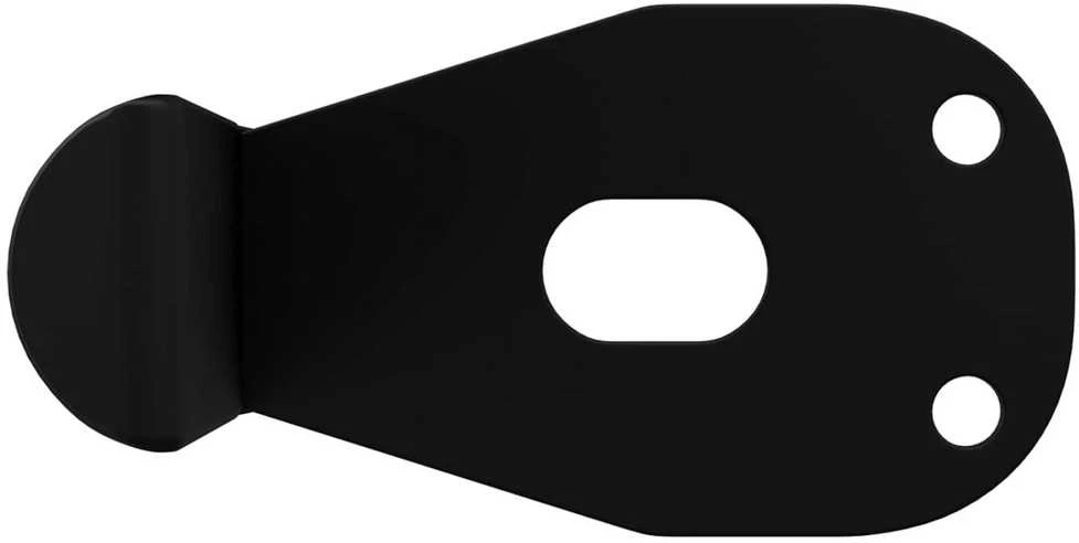 Baldų kojelės 12 vnt. Juoda 66 x 36 x 160 mm Geležis