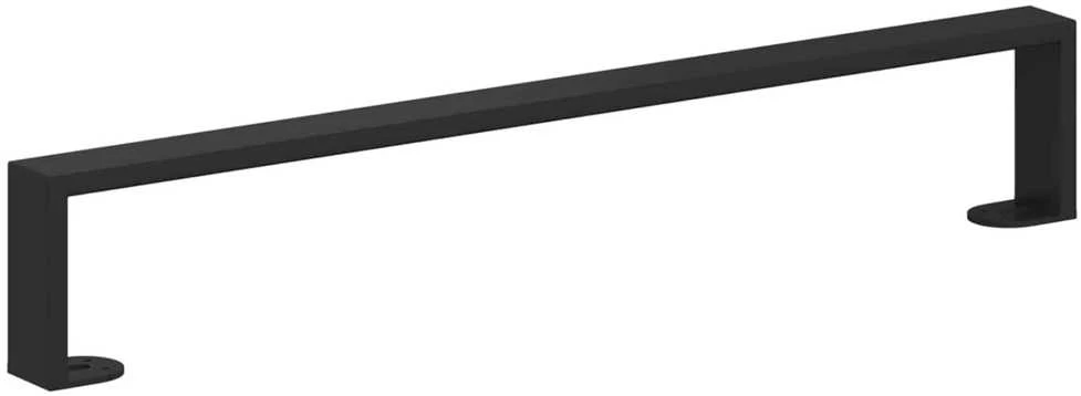 Baldų kojelės 12 vnt. Juoda 596 x 40,5 x 100 mm Geležis