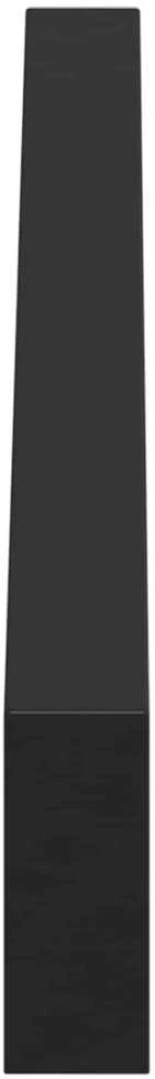 Baldų kojelės 12 vnt. Juoda 796 x 40,5 x 100 mm Geležis