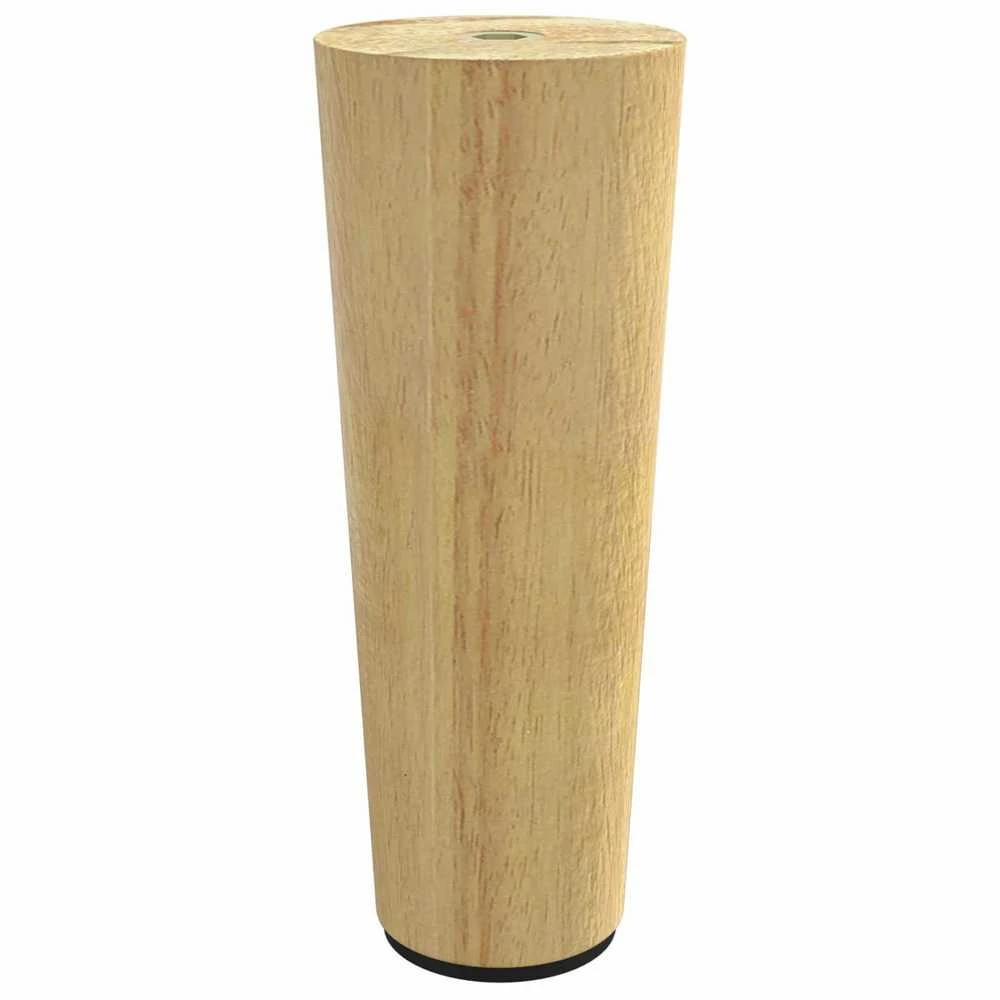 Baldų kojelės 12 vnt. Ruda Ø 44 x 100 mm Kietas eukalipto medis