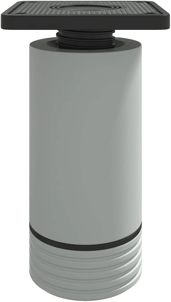 Baldų kojelės Reguliuojamas 12 vnt. Balta 64 x 64 x 100 mm PP