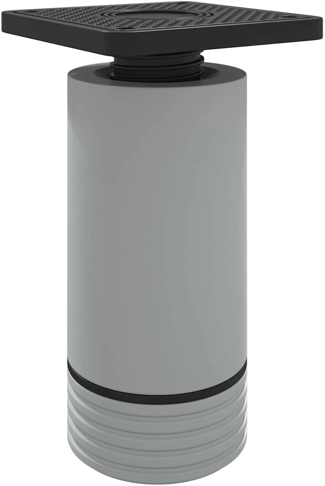 Baldų kojelės Reguliuojamas 12 vnt. Balta 64 x 64 x 100 mm PP