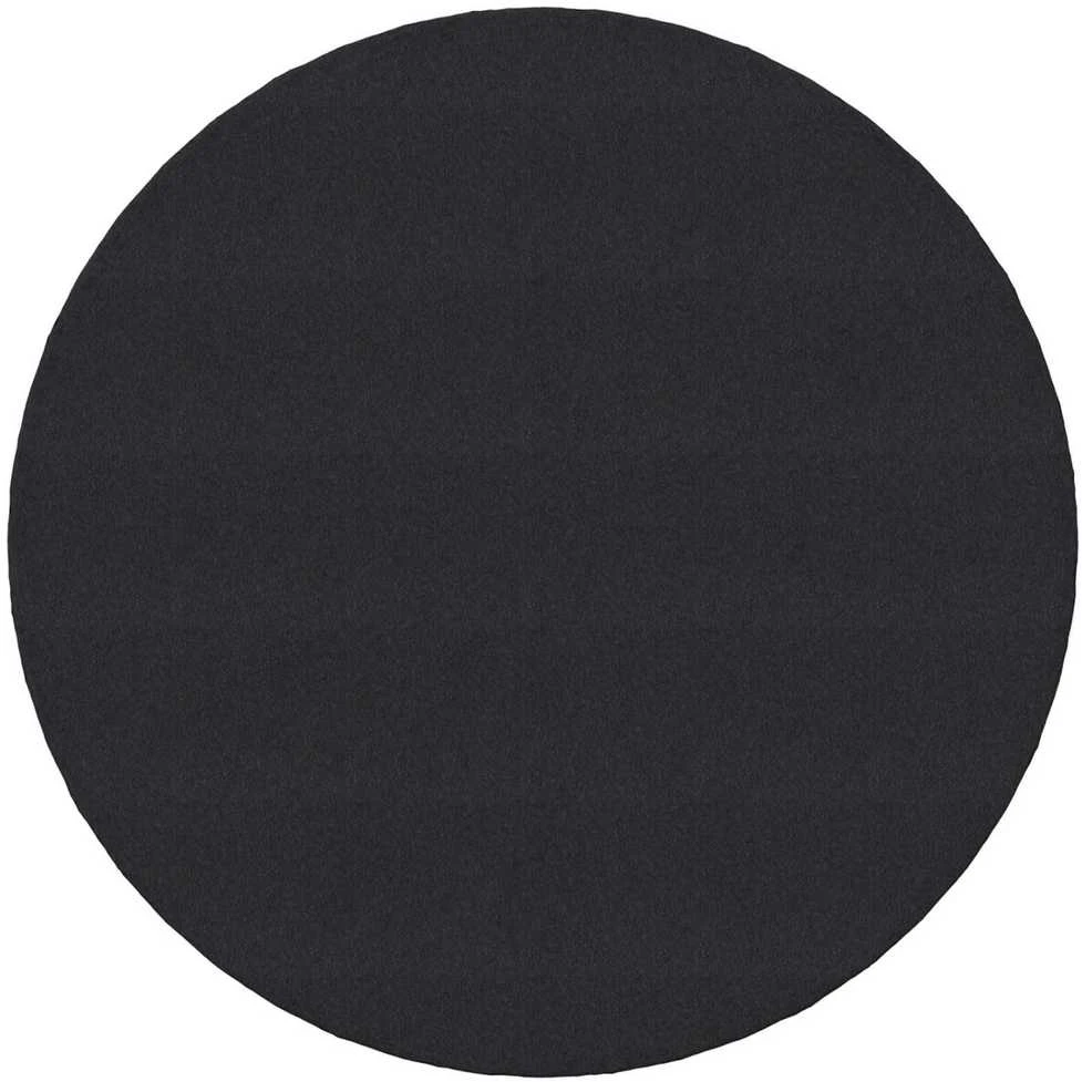 Baldų kojų pagalvėlės 2 vnt. Juoda Ø 30 x 2 mm EVA