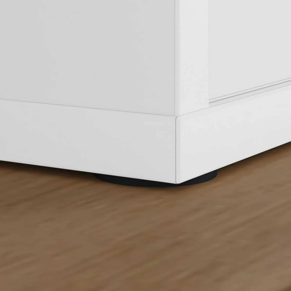 Baldų kojų pagalvėlės 2 vnt. Juoda Ø 30 x 2 mm EVA